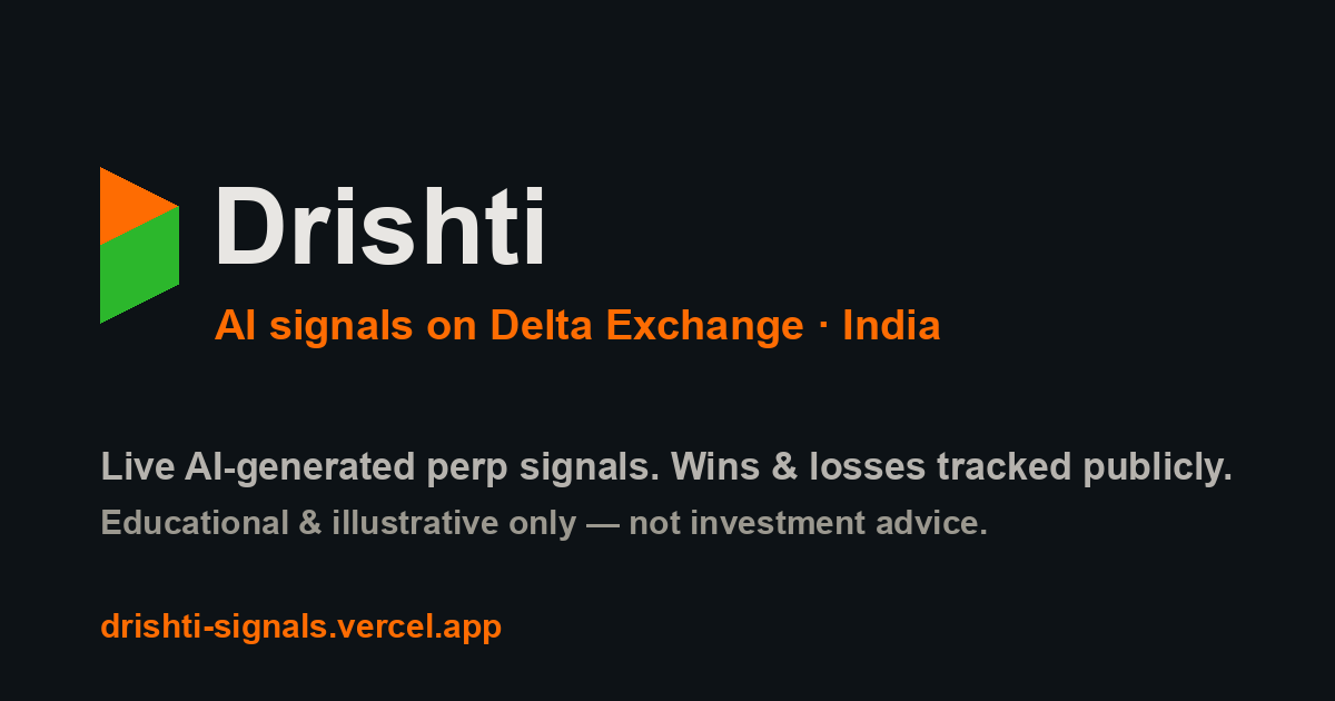 Drishti Pro — Live AI Crypto Signals with Two-Target Take-Profits